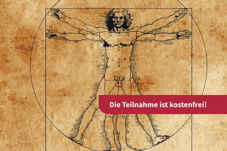 Grafik Vitruvianischer Mensch, MedizinKompakt, Informationsveranstaltung Gesundheit, Patientenakademie in Hamburg und Umgebung, Albertinen Krankenhaus Grafik Vitruvianischer Mensch, MedizinKompakt, Informationsveranstaltung Gesundheit, Patientenakademie in Hamburg und Umgebung, Albertinen Krankenhaus